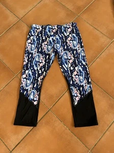 Lorna Jane * Womens Stretch Print Cropped Leggings * Size L - Picture 1 of 1