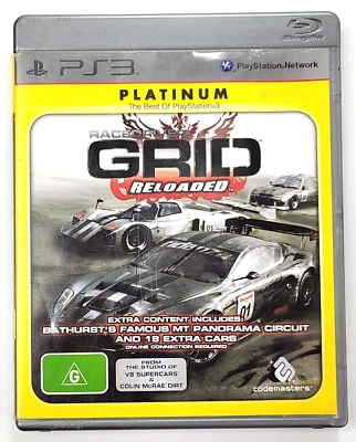 PS3 - Grid Reloaded Includes Manual - Image 1 of 4