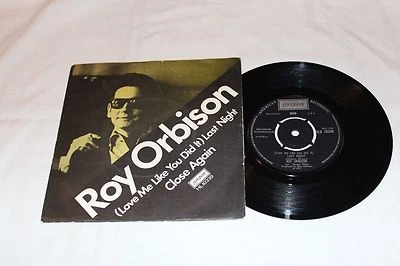 Roy Orbison Import 45 & Picture Sleeve-(LOVE ME LIKE YOU DID IT) LAST NIGHT/CLOS - Image 1 of 4