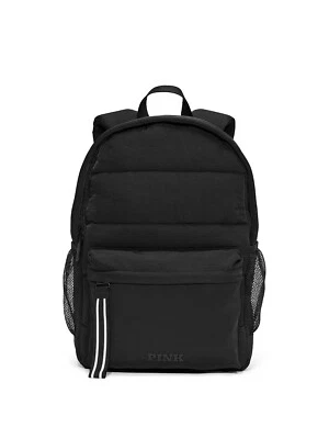 Victoria's Secret розовый выстеганный пуховик рюкзак черный новый с Ярлыками - Изображение 1 из 4