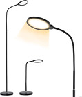 GZBtech Bright LED Floor Lamp 760lms, 3000-6500K Warm Cool White Changeable Lamp