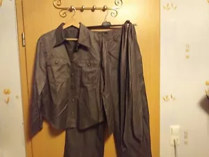 Damen Hosenanzug Von Marccain Große 5/40-42 Khaki Sehr gut Erhalten - Bild 1 von 8