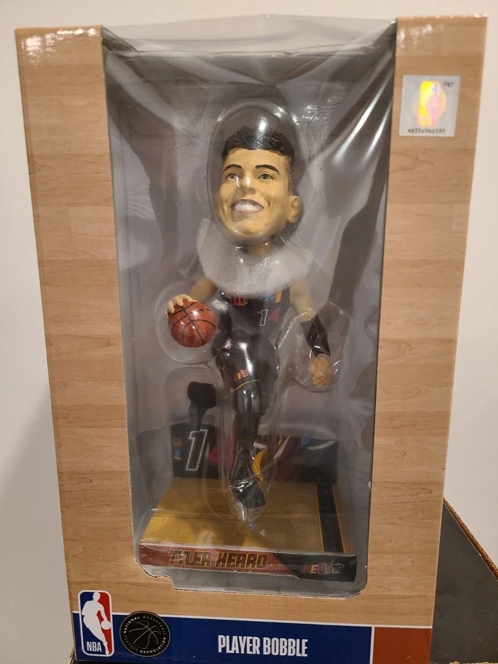 Miami Heat Tyler Herro Black Mashup Vol. 1 3rd Alternative Jersey Bobblehead - Image 1 of 1