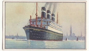 OCEAN LINER PAQUEBOT BELGENLAND RED STAR LINE HARLAND & WOLFF IMAGE CARD - Picture 1 of 2