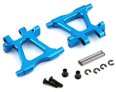 Yeah Racing Tamiya TT-02 Aluminum Rear Lower Suspension Arms (Blue) (2) - Image 1 of 2