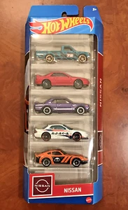 2023 Hot Wheels Nissan 5 Pack GTR Silvia Fairlady Datsun Hako Imports JDM - NEW - Picture 1 of 6