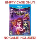 Monster High 13 Wishes Nintendo Wii U REPLACEMENT CASE + COVER ART ONLY! NO GAME