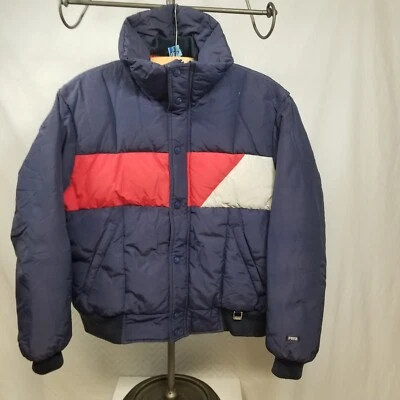 Vintage Fera Down Colorblock Puffer Down Jacket Men’s Medium Long 42 Skiwear - Image 1 of 4