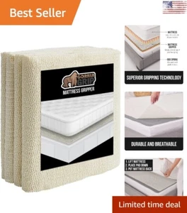 48" x 72" Slip-Resistant Mattress Pad - Breathable - Grips Helps Stop Slipping - Picture 1 of 10