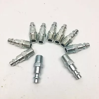 LOT OF 10 QUICK COUPLER AIR CONNECT FITTING 1/4INCH MALE THREAD - Image 1 of 2