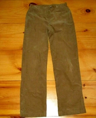 Pantalones de pana Lands End para mujer talla 6 marrón calce 3 bolsillos de algodón de pierna recta Foto 1 de 3