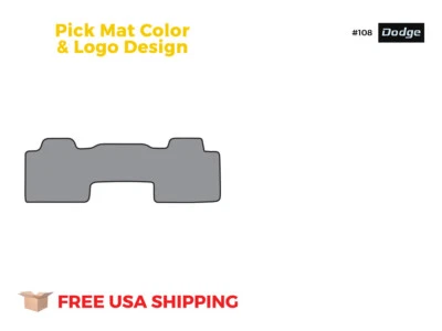 FITS 1994-1997 Dodge Ram 1500 Ext Cab Rear Only Floor Mat 2nd Row 1pc Cutpile - Изображение 1 из 4