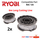 2 x Spool & Line pour Ryobi One + Plus 18v RLT1825Li tondeuse débroussailleuse POSTE RAPIDE