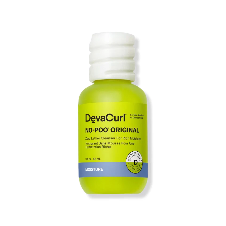 DevaCurl No-Poo Blue Anti-Brass Zero Lather Toning Cleanser, 3 fl oz (Travel Siz - Image 1 of 1