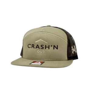 Mad Hatter Co. Crash'n Out Trucker Hat - Khaki/Coffee - MHCCRASH'N - Picture 1 of 1