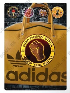 Northern Soul Metal Sign, Scooter sign, Keep The Faith Sign, Northern Soul Bag - Picture 1 of 1
