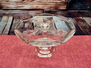 EAPG CLEAR HIGH STANDARD "BALTIMORE PEAR" 9" FTD. TORTENSTÄNDER - Bild 1 von 8