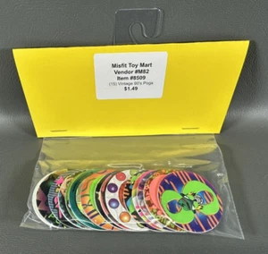 Pogs 90's Milk Caps Random Pack of 15 Pogs Eight Balls - Picture 1 of 2