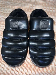 Nike Women's Burrow SE Quilted Slippers Women's SZ9 Black Puffer NWT Rare! - Picture 1 of 6
