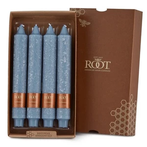 Root Timberline Collenette Candles 9", Williamsburg Blue - Box of 4 (519433) - Picture 1 of 2
