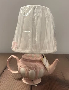 Karma Home Pink Genie Lamp Vintage Look Unique Decor New - Picture 1 of 6
