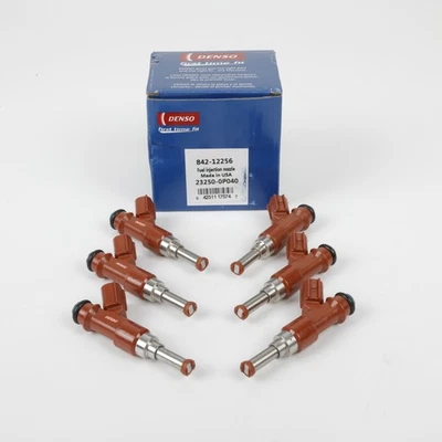6X DENSO  FUEL INJECTORS FOR TOYOTA LEXUS 3.5L V6 (23250-0P040) Foto 1 de 4
