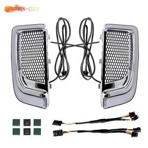 Fairing Lower Grill LED Turn Signal Light Running For Touring Glide 14-22 - Picture 1 of 8