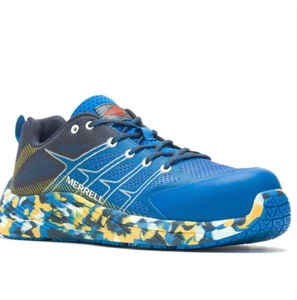 NEU $ 125 Work Merrell Herren Moab Flight Kohlefaser Sneaker blau Größe 11 - Bild 1 von 6