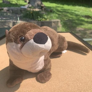 Wild Republic River Otter Brown 15" Plush Stuffed Animal Soft Toy - Picture 1 of 9