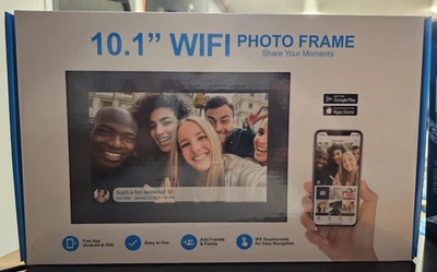 Uhale 10.1 Digital Picture Frame WiFi Smart Touch Screen SD Card Supported - Image 1 of 4