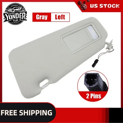 Left Driver Side Gray Sun Visor with Lights For Mazda CX-9 2010-2015 TDY1-69-320 Foto 1 de 4