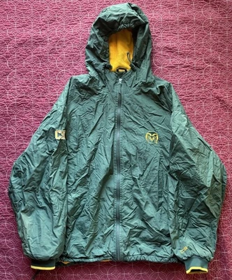 Vintage 1990s NCAA Colorado State University Rams Embroidered Jacket Size XL - Image 1 of 4