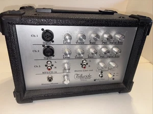 Telluride TPSS3 Stereo Powered Mixer Amp PA, MP3, 3 CH Mic PREOWNED TESTED - Picture 1 of 20