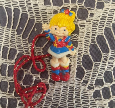 Vintage 1983 Rainbow Brite Hair Tie Cute Fun Nostalgia 80s Retro Kidcore 1980s - Image 1 of 4