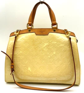 Auth Louis Vuitton Blair MM Monogram Vernis 2way Citrin M90108 Hand Bag NS080669 - Picture 1 of 23