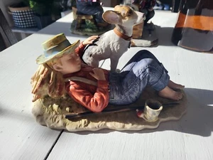 Gorham Norman Rockwell 1st Edition 1958 Spring Adventurers Between Adventures  - Picture 1 of 6