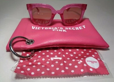 Victoria's Secret PK0024 Pink Glitter New Women's Sunglasses - Image 1 of 4
