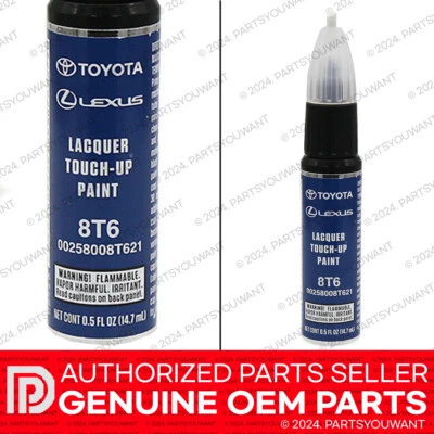 GENUINE Toyota Lexus Factory OEM Touch Up Paint 00258-008T6-21 - Voodoo Blue 8T6 Foto 1 de 2