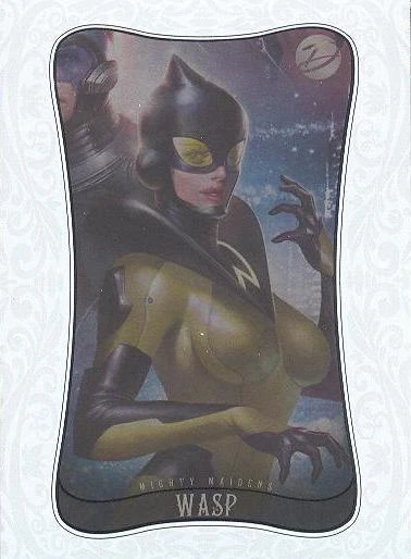2014 Marvel Dangerous Divas 2 Diamond Parallel 89 Wasp Card 05/10 MINT VERY RARE - Image 1 of 1