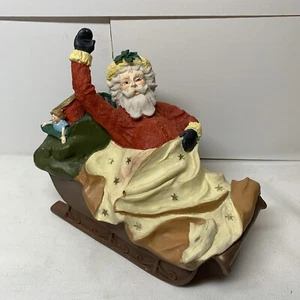 Trineo de Santa 1987 escultura número 14662 de 17350 sello raro nuevo - Imagen 1 de 11