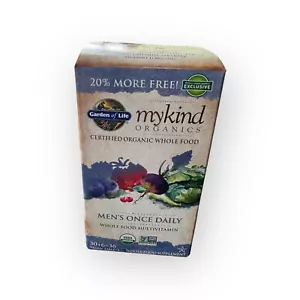 Garden of Life mykind Organics Men's Once Daily 36 Tabs Best By: 2/26 - Picture 1 of 3