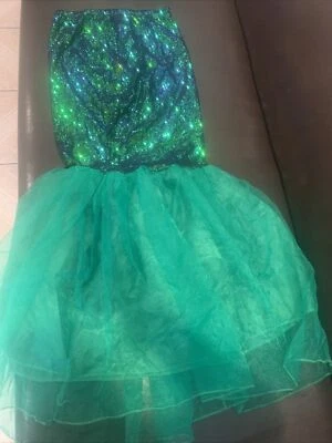 Falda cola de sirena/lentejuelas/adulto XL Foto 1 de 4