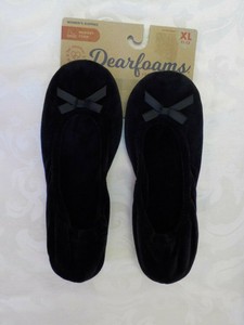 dearfoam satin slippers