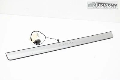 Infiniti Q60 2017-2022 umbral de puerta delantera izquierda placa de desgaste moldura OEM Foto 1 de 4