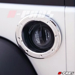 Cubierta de carcasa para puerta de gasolina cromada para Jeep Wrangler 07~10 11 12 13 14 15 16 17 - Imagen 1 de 9