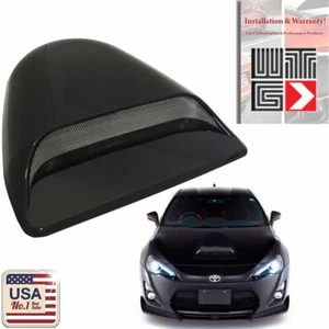 WTG JDM Universal Negro Plástico ABS Carreras Flujo de Aire Ventilación Turbo Campana Cubierta de Cuchara  - Imagen 1 de 10