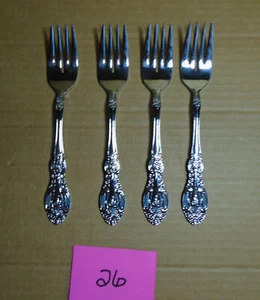 Springtime Inox Giappone Lotto di 4 Forchette per Insalata P26 sa - Foto 1 di 3