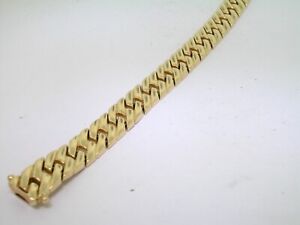 Schönes breites Armband 585 Gelbgold 14Kt Gold 25,82 Gramm  19,5cm Länge