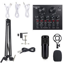 BM-800 Pro Kondensator microphone Mikrofon Kit Set für Studio Aufnahme DE G2V4