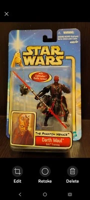 2002 孩之宝星球大战幻影威胁达斯·摩尔·西斯训练可动人偶 — 第 1/3 张图片